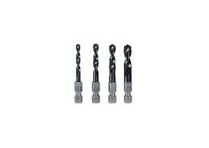 4 részes VARIO csigafúrókészlet 6,8 mm, 8,5 mm, 10,2 mm és 12 mm mérettel. Hosszú élettartam a nagy anyagszilárdságnak (64 HRC), a speci