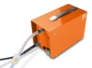 Vákuumszivattyú 230 V 50 Hz, 92 W, beszívott levegő mennyisége 0,015 m3/min, - 0,8 bar, súly 2,5 kg, szívótömlővel, IP 30 védettség, I. érintésv