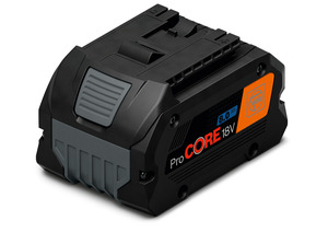 ProCORE Li-ion akkumulátor HighPower cellákkal, töltésjelzővel és Electronic Cell Protection" (ECP, elektronikus cell