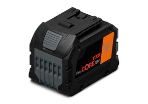 ProCORE Li-ion akkumulátor HighPower cellákkal, töltésjelzővel és Electronic Cell Protection" (ECP, elektronikus cel